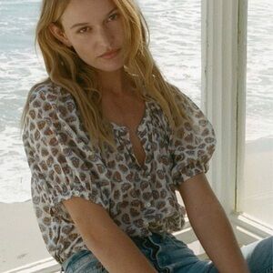 Doen June Blouse in Paisley